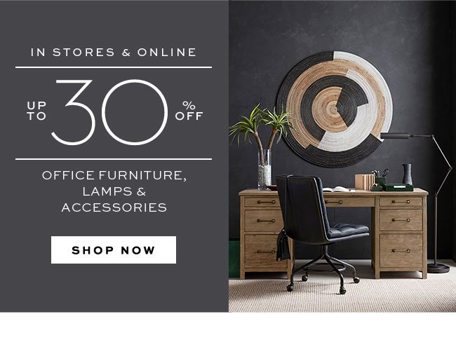 OFFICE FURNITURE, LAMPS & ACCESSORIES
