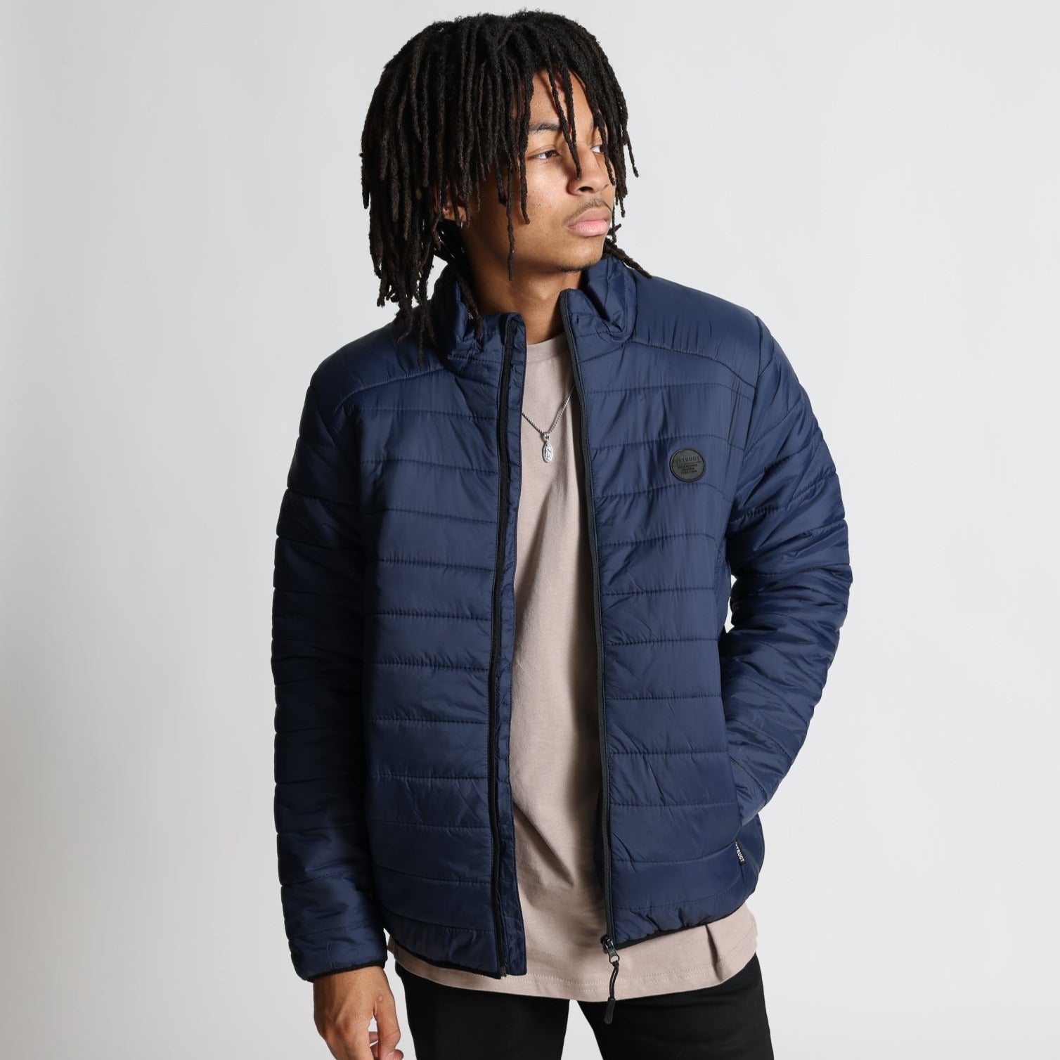 Image of Naota Funnel Neck Quilted Puffer Jacket