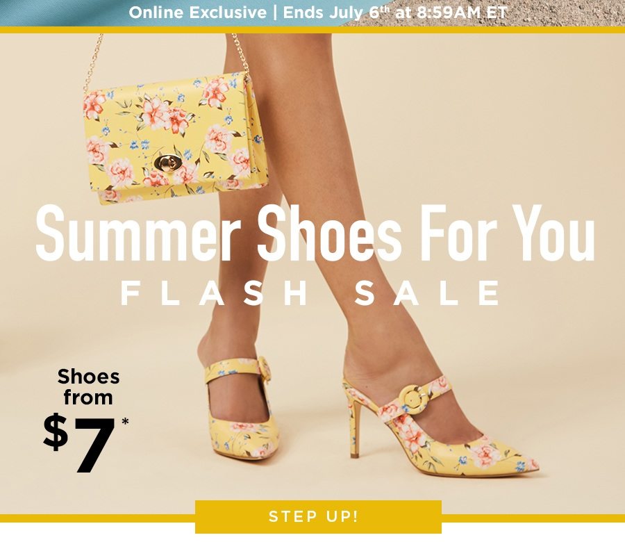Shoe Flash Sale from $7 (HURRY– Only 