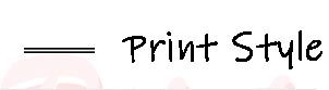 Print Style Swimwear