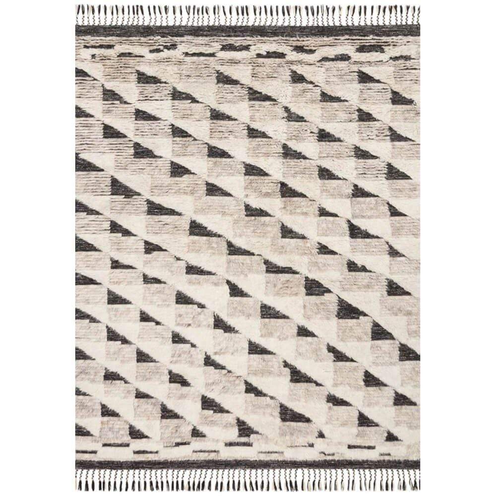 Image of Loloi Rug Khalid KF-02, Natural/Black