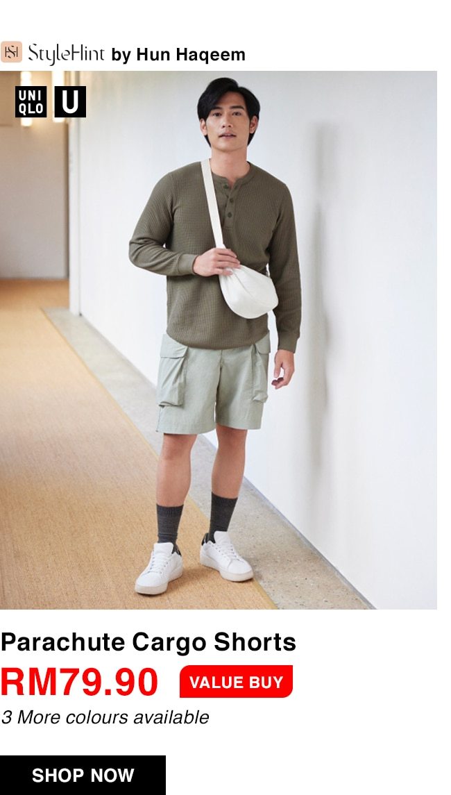 Parachute Cargo Shorts