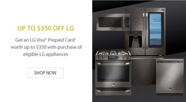 Up to $250 off LG