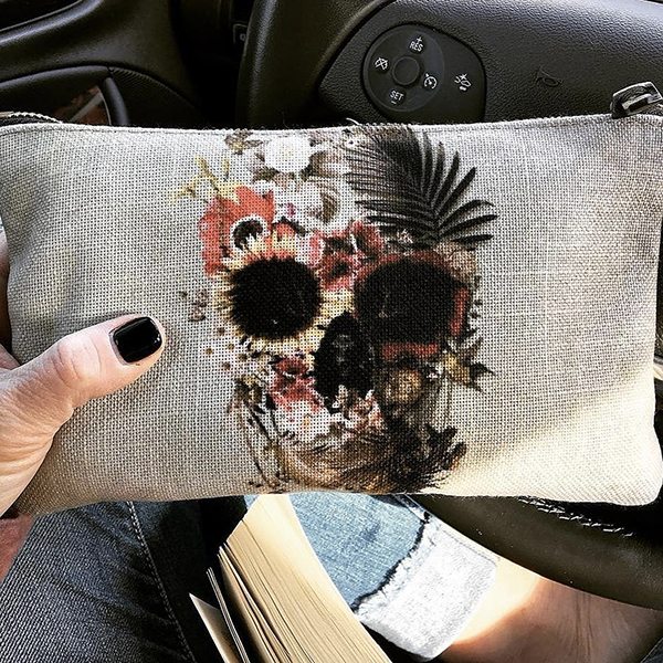 SKULL 2 Carry-All Pouch by Ali GULEC