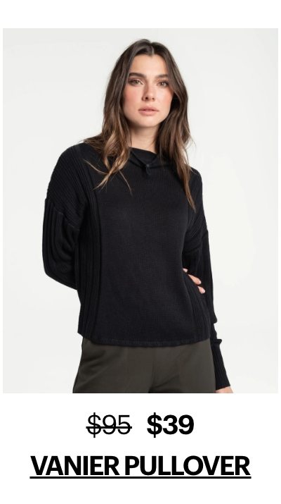 Vanier Funnel-neck Pullover Sweate
