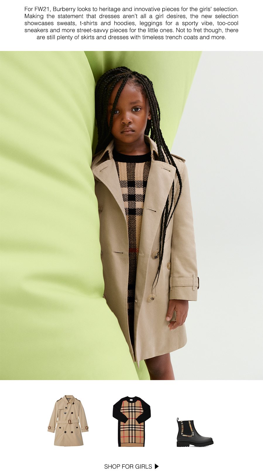 The latest looks for boys, girls and babies from the heritage brand