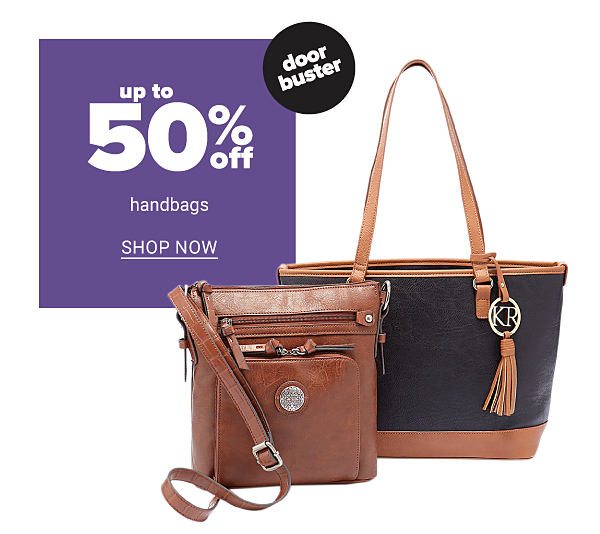 Up to 50% off Handbags - Shop Now