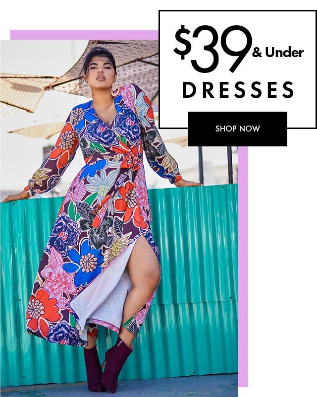 $39 & Under Dresses Hero 2