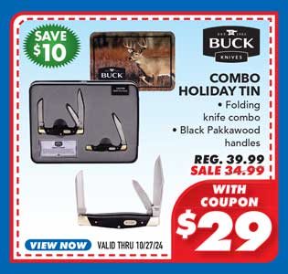 Buck Knives Combo Holiday Tin