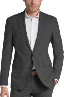 Cole Haan Grand.S Gray Coolmax Lined Slim Fit Suit