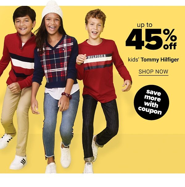 up to 30% off Tommy Hilfiger plus save more with coupon - Shop Now