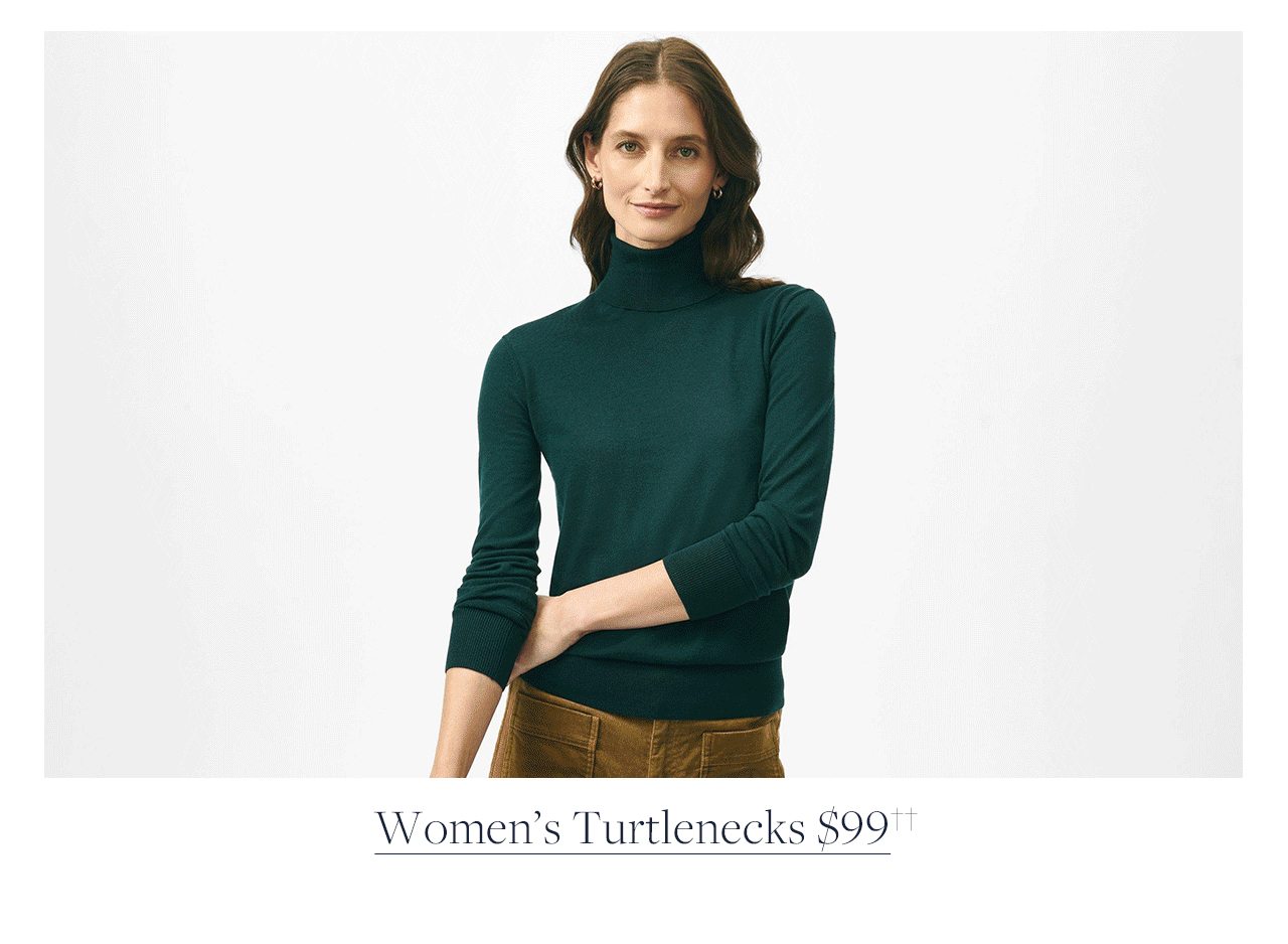 Women's Turtlenecks $99