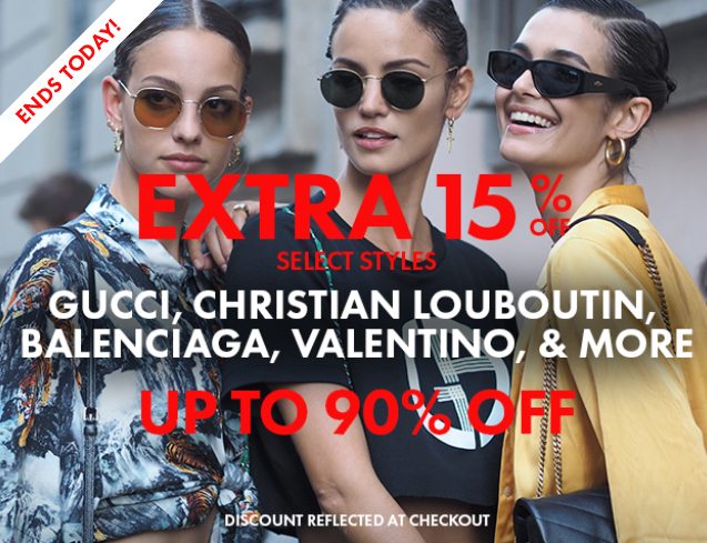 EXTRA 15% OFF Select Styles