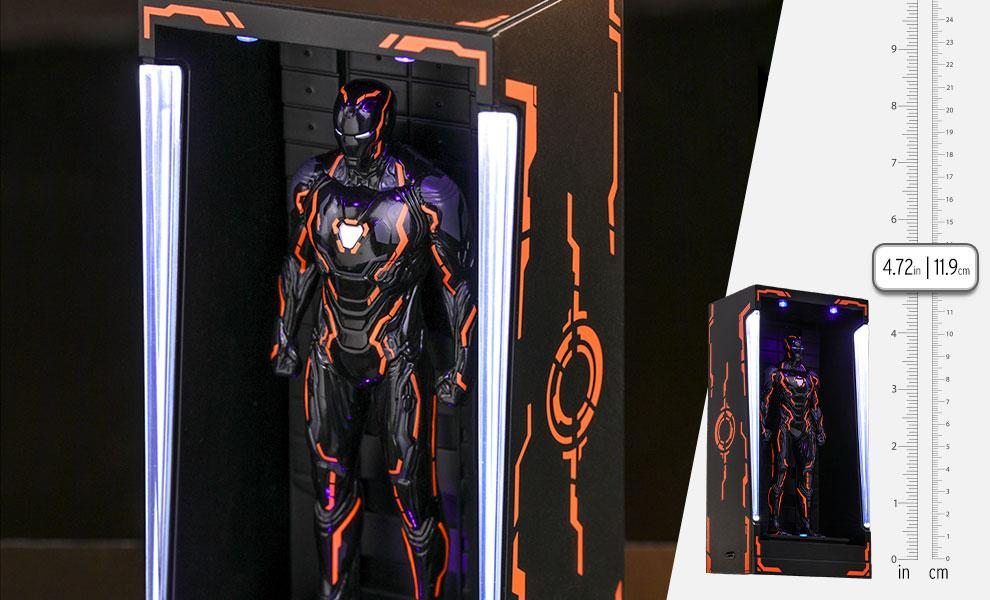NOW SHIPPING Neon Tech Iron Man 4.0 Hall of Armor Diorama by Hot Toys