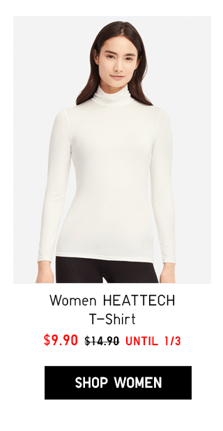 WOMEN HEATTECH T-SHIRT $9.90