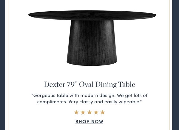 Dexter Oval Dining Table