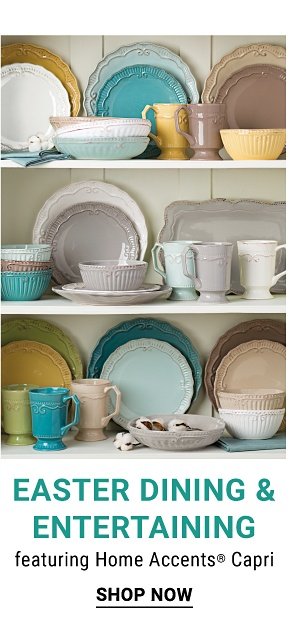 Easter Dining & Entertaining featuring Home Accents Capri - Shop Now