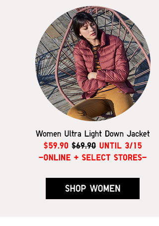 ULTRA LIGHT DOWN JACKETS - SHOP WOMEN