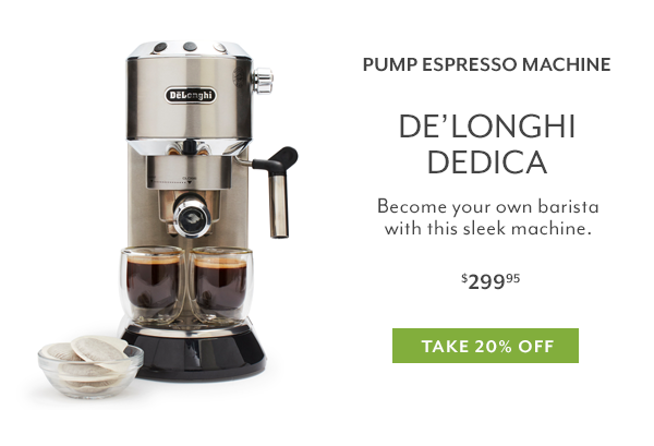 De’Longhi Dedica Pump Espresso Machine