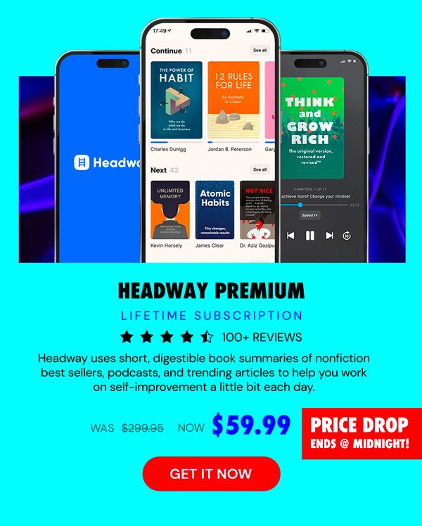 Headway Premium: Lifetime Subscription