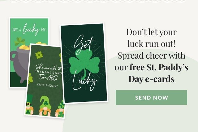 SEND FREE ST. PADDY'S DAY E-CARDS
