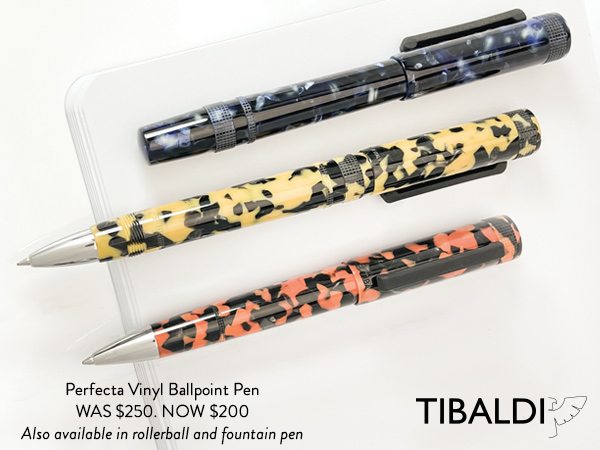 Tibaldi Perfecta Vinyl Ballpoint Pen