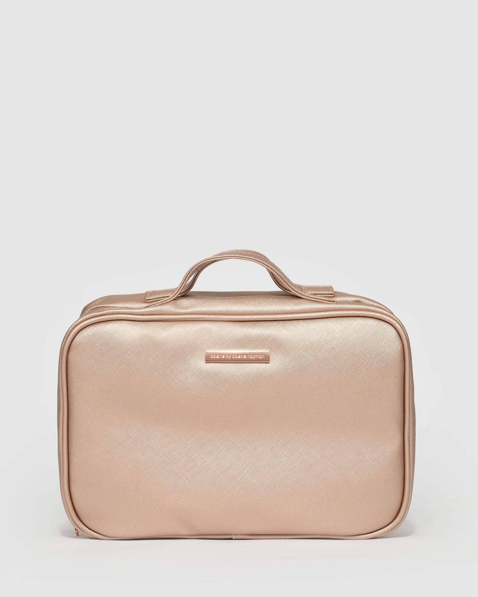 Image of Rose Gold Fold Out Cosmetic Case