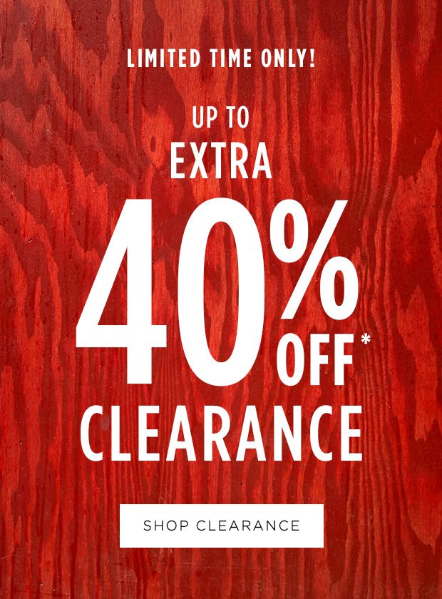 Shop Clearance Sale 25% Off