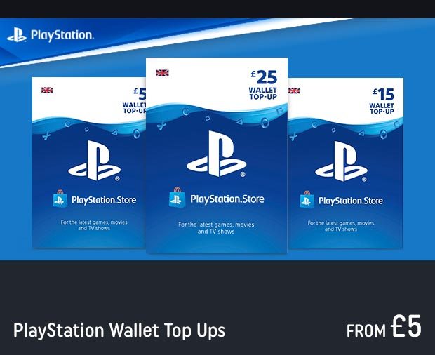 PlayStation Wallet Top Ups