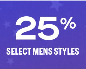 25% SELECT MENS STYLES