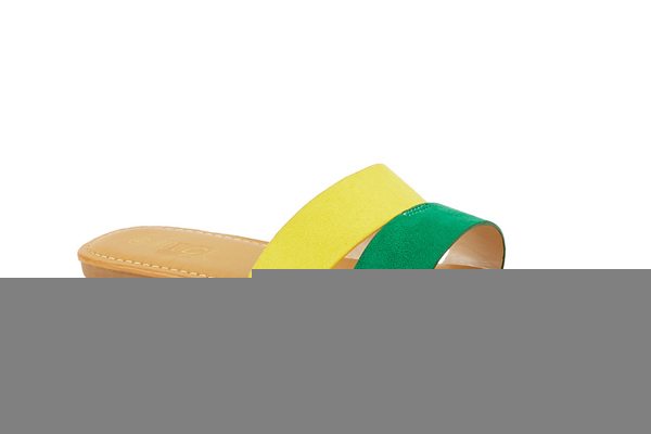 Split Band Slide Sandals