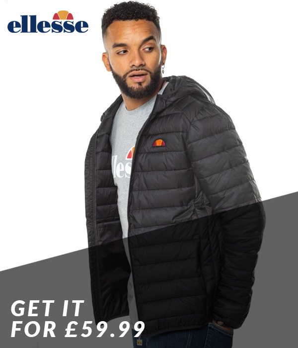 Ellesse Lombardy Padded Jacket - Black