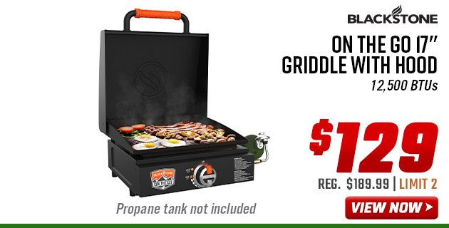 Blackstone On The Go 17'' Griddle with Hood 