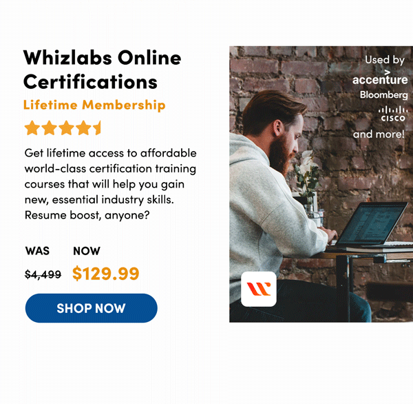 Whizlabs Online Certifications | Shop Now