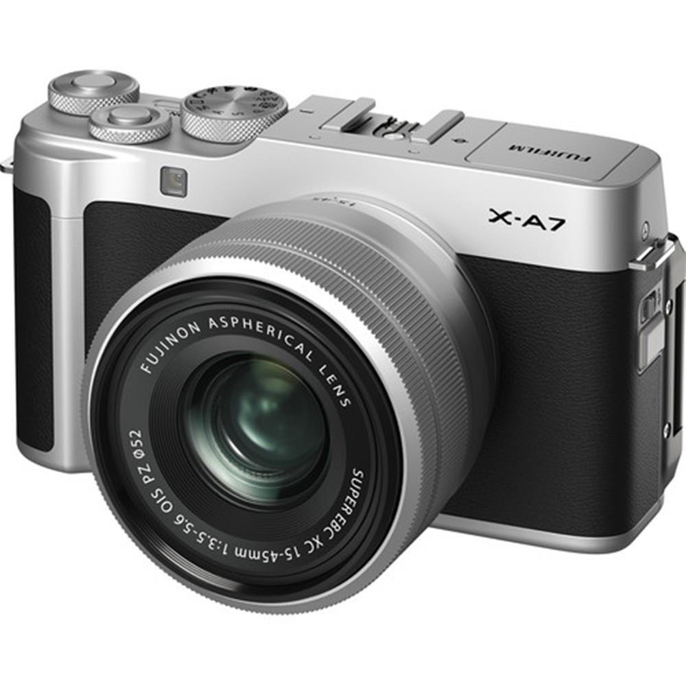 FUJIFILM X-A7 SILVER W/XC15-45MM