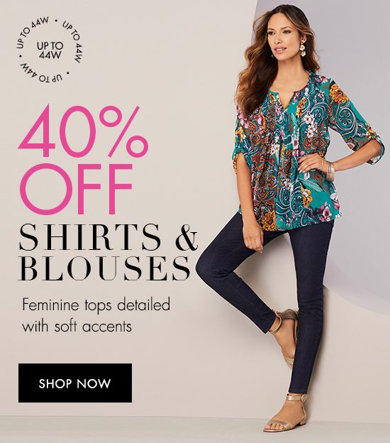 40% Off Shirts and Blouses | Shop Now