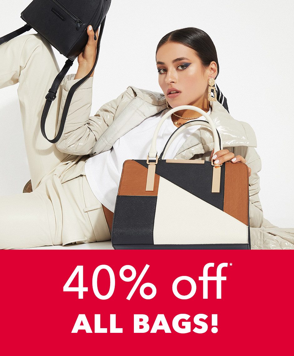 40% off ALL Bags!