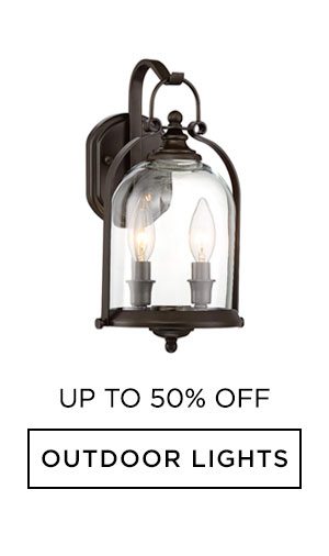 Up To 50% Off - Outdoor Lights