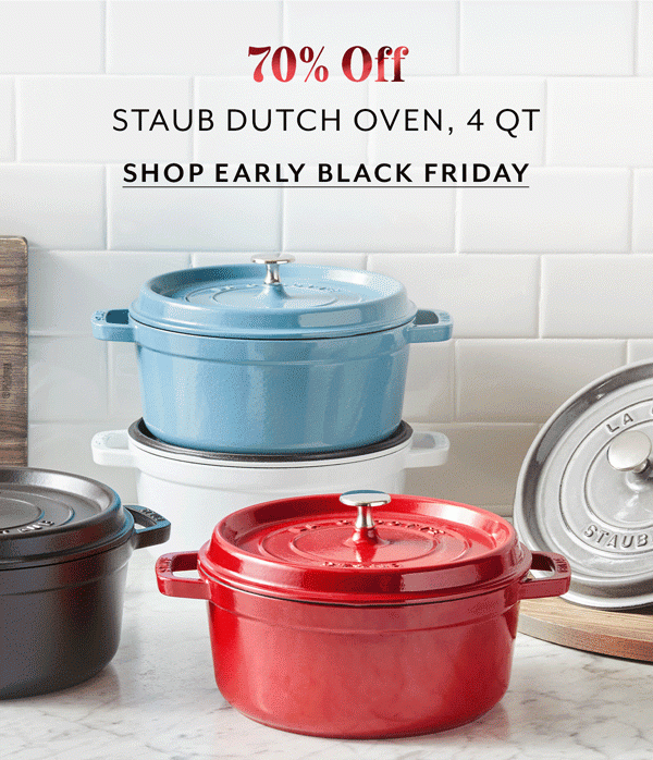 Staub Round Dutch Oven, 4 qt.