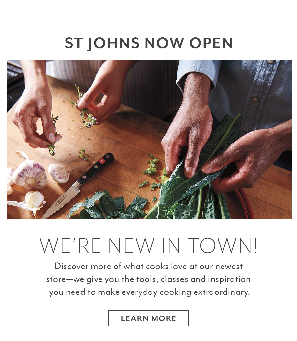 St. Johns Now Open