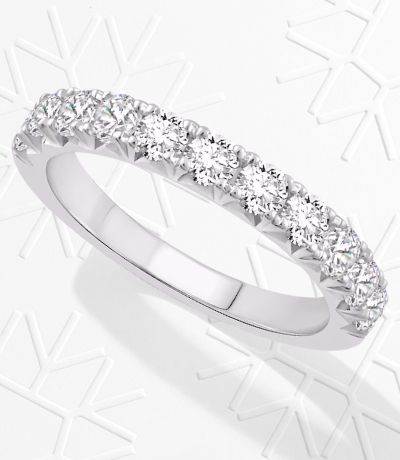 Adore Lab-Grown Diamonds Anniversary Ring 1 ct tw 14K White Gold