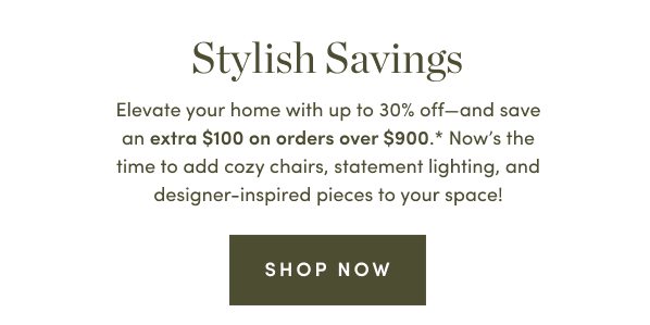 Up to 30 Percent Off Sitewide