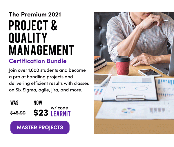 2021 Project & Quality Management Bundle | Master Projects 