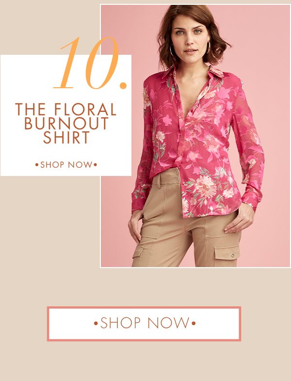 Best Seller - The Floral Burnout Shirt