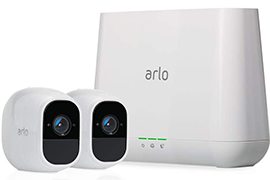 Netgear Arlo Pro 2 Home Security 1080p System (2x Camera Pack) w/ Siren, Rechargeable, Night Vision & Indoor/Outdoor Use