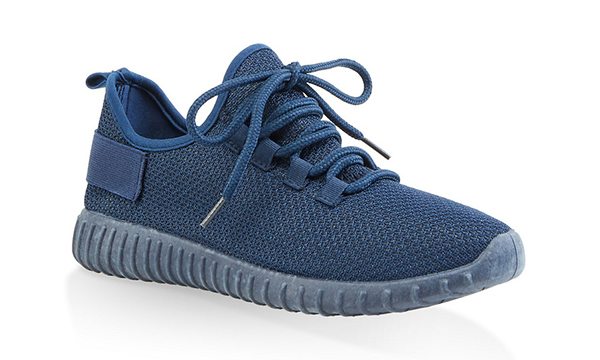 Textured Knit Athletic Sneakers