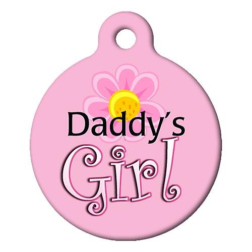 Daddys Girl Pet ID Tag