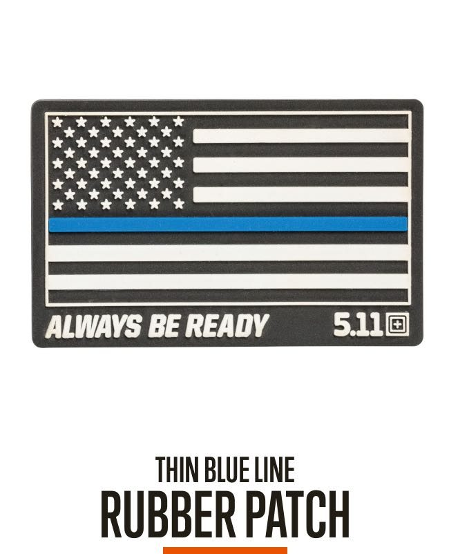 Thin Blue Line Rubber Patch