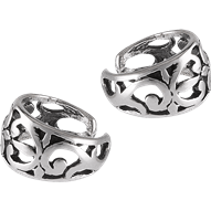 Sterling Silver Scrollwork Ear Cuffs