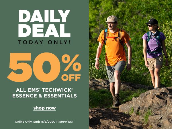 Daily Deal: 50% OFF All EMS Tehcwick Essence & Essentials - Online Only - Click to Shop